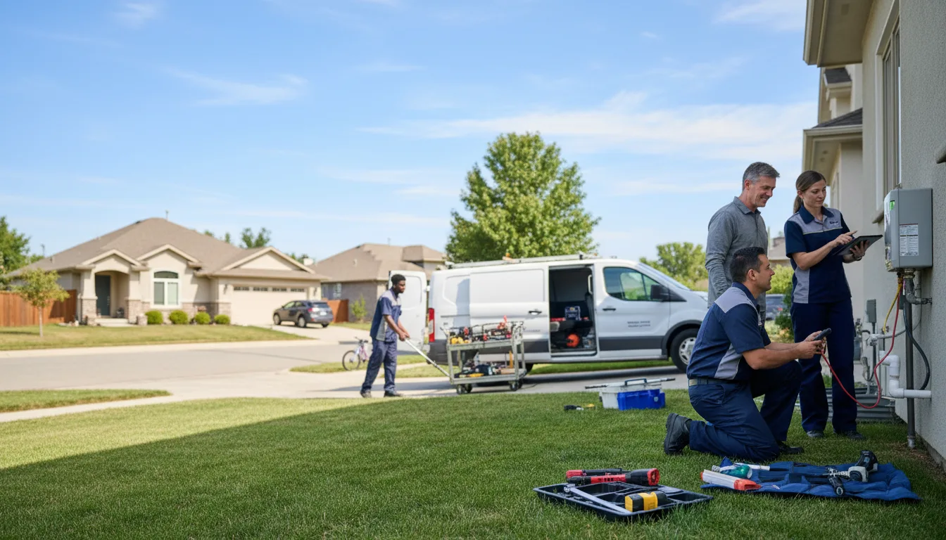 Tankless water heater service in Scott, LA